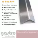 Edelstahl Kantenschutz Winkel K240 geschliffen 2 mm